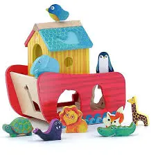 L'arche de noé en bois 