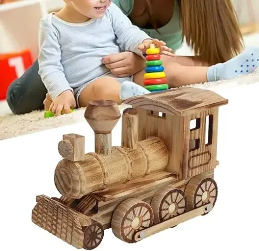[VEH016] Locomotive en bois